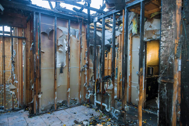 Professional Fire Damage Assessment technician working in Hudson, WI
